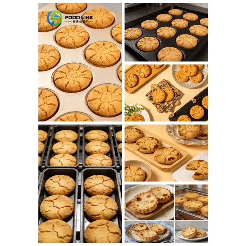 Customized Peach Crisp & Biscuit Making Machine High Productivity PLC Controlled Milk Flour 220V/380V Bakery Equipment New