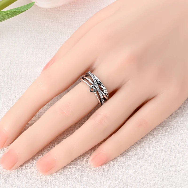 새로운 S925 실버 중국어 드래곤 반지 여성을위한 반짝 이는 럭키 레드 지르콘 반지 원래 클래식 파인 쥬얼리 선물 파티 매칭