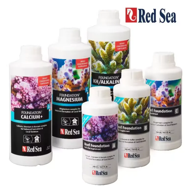 Набор для начинающих Red Sea Foundation ABC Supplements Complete Starter Pack: Кальций, Магний, Алкалининость, 3x250 мл, для рифовых аквариумов