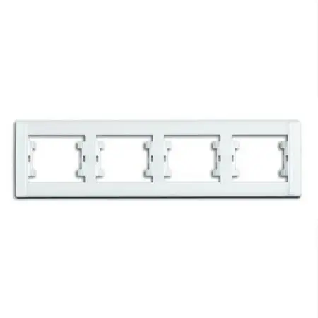 MAKEL-Marco de 4 pulgadas, blanco, DEFNE