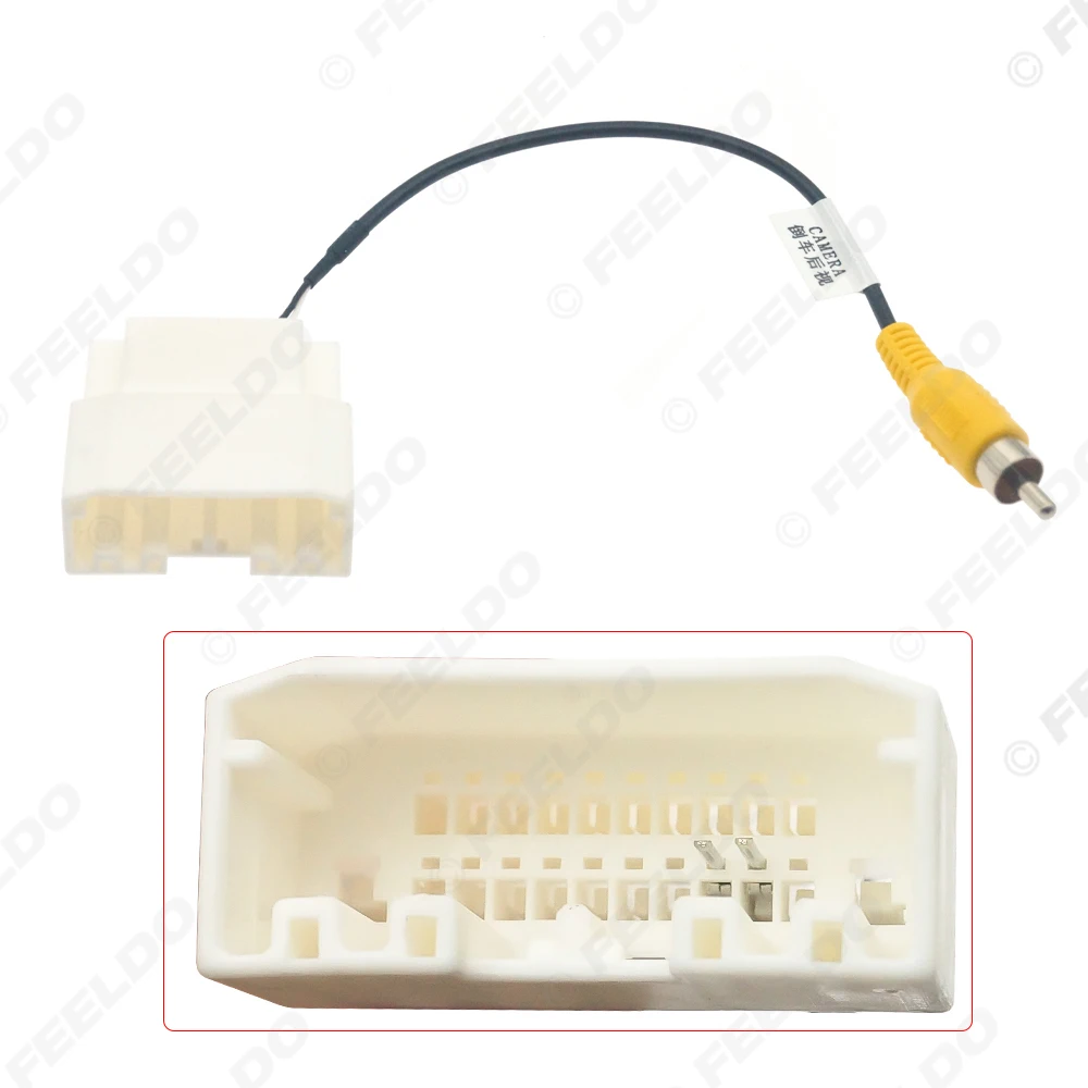 10Pcs Auto Reverse Camera Output Video Adapter Wiring Cable for Dodge Journey Chrysler 300C Original Car Camera Video Output