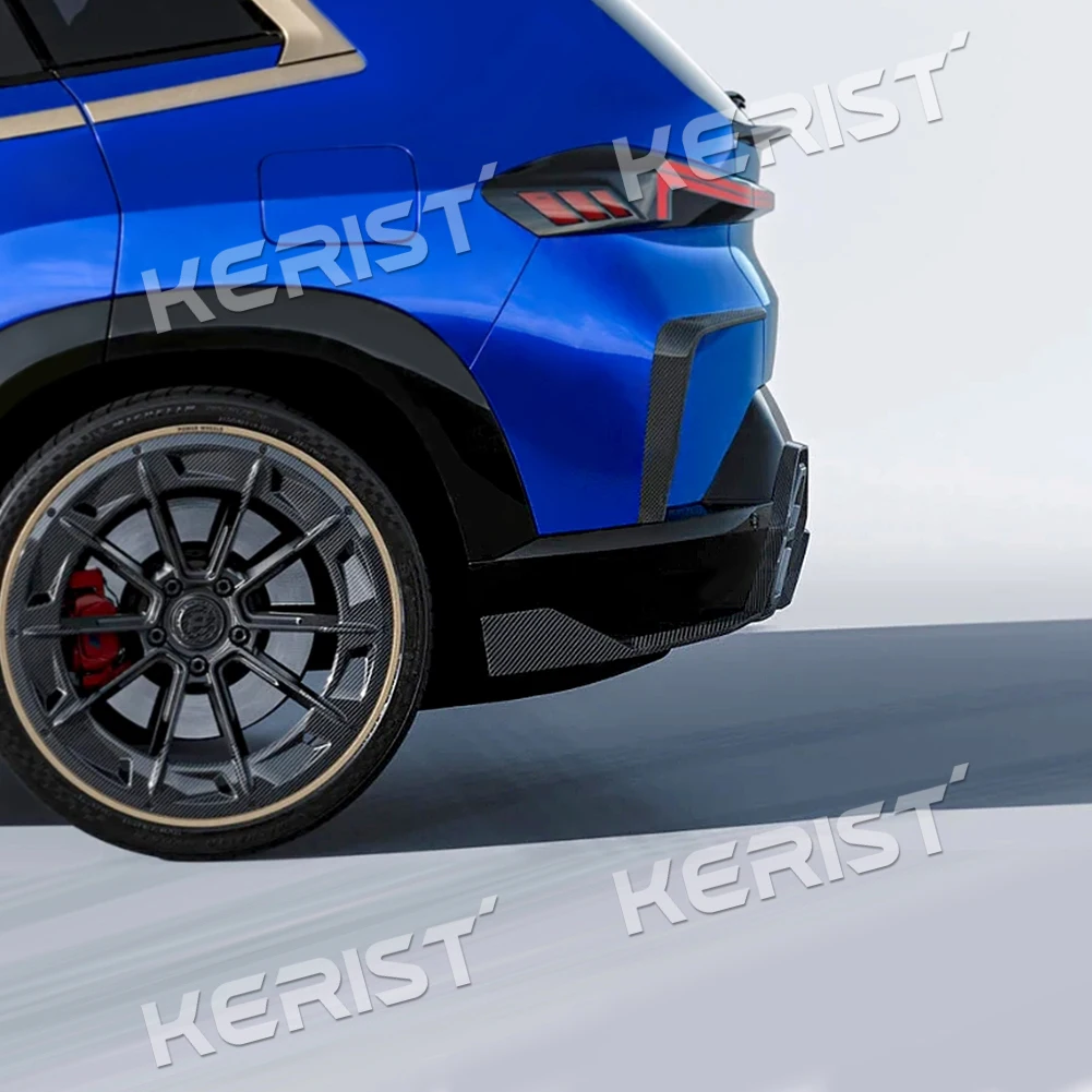 ألياف الكربون الجانب الخلفي الحاجز الزخارف الفاصل سبويلر الجسم أطقم لسيارات BMW XM 2023-up