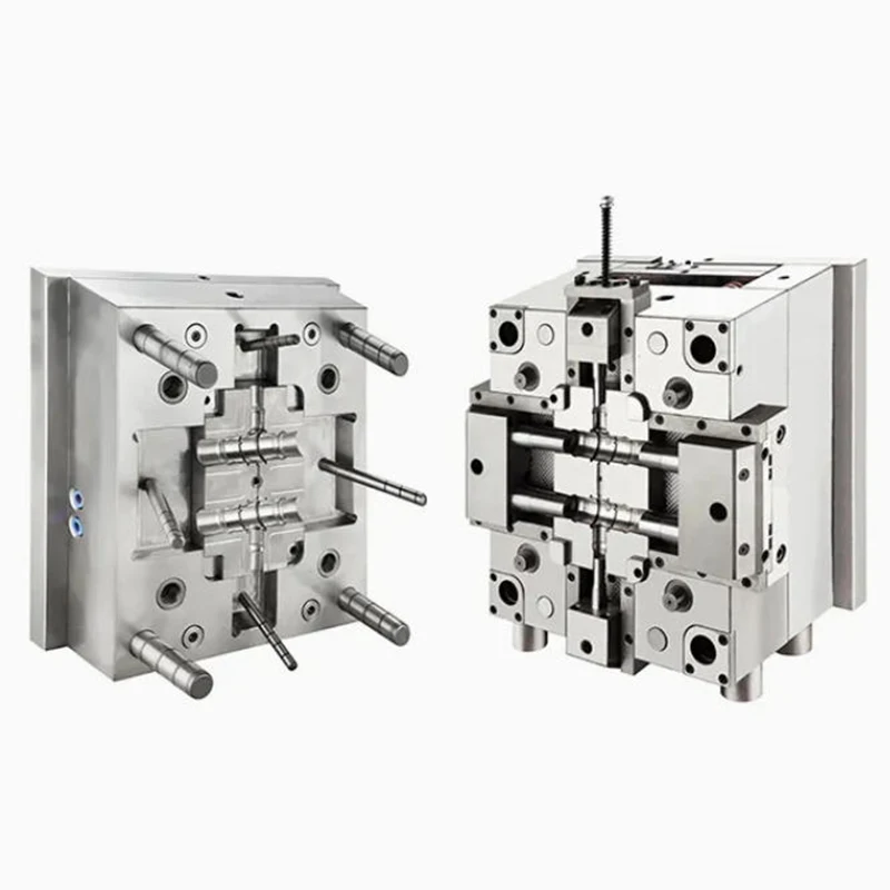 

Plastic Injection Mold Maker Precision injection molds with complex multi-directional sliding block formation.