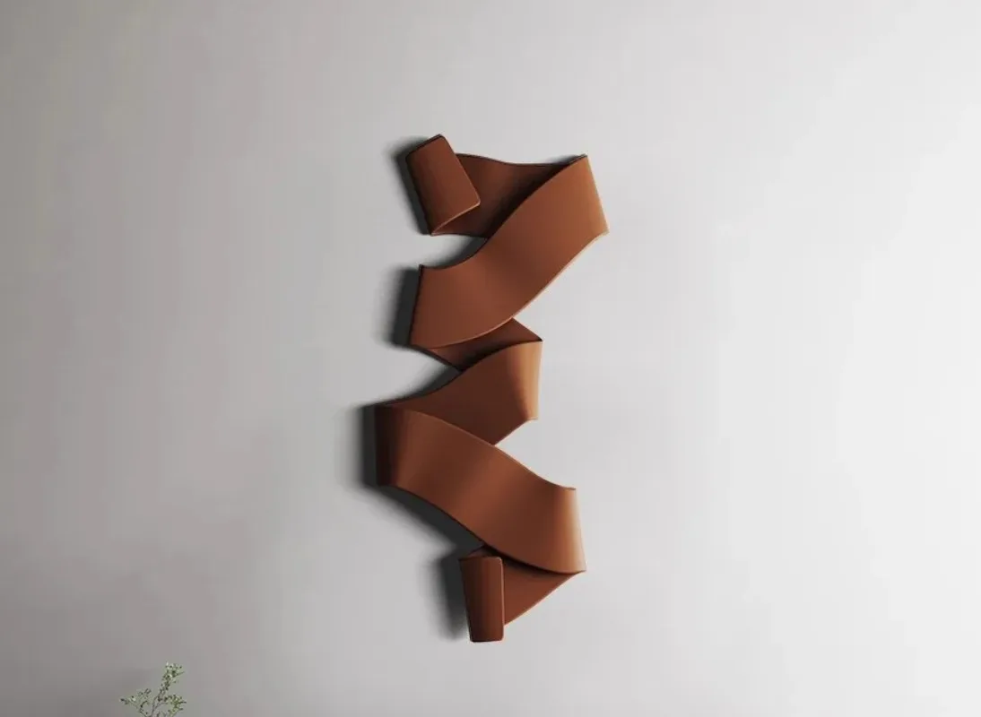 ديكور جداري إيطالي منحني ثلاثي الأبعاد لتزيين جدران الشرفة وخلفية الجدار ومدخل معدني #6