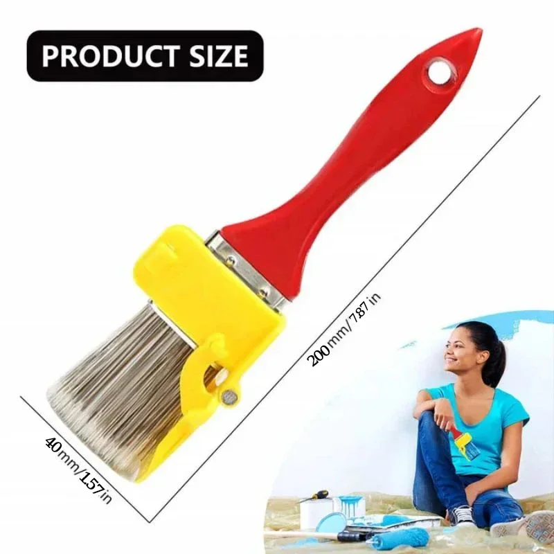 Profissional Edger Paint Brush, afiação separação cor, limpeza leve