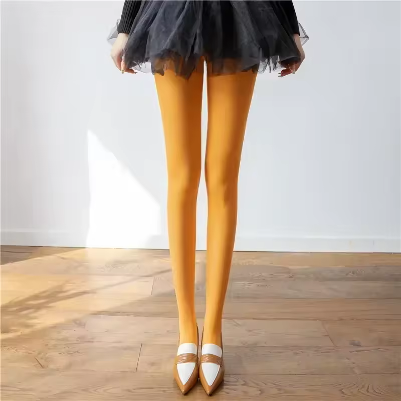 Trendix New Red Stockings Women Bodycon Super Elastic See Through Lace Pantyhose Autumn Sexy Slim Elegant Burgundy Tights Winter - Image 10