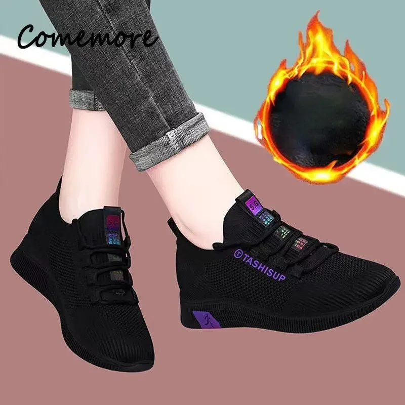 Comemore Women\'s Casual Sports Shoes Outdoor Tennis Shoe Lightweight Non-slip Breathable Sneakers Trainers Zapatillas De Mujer