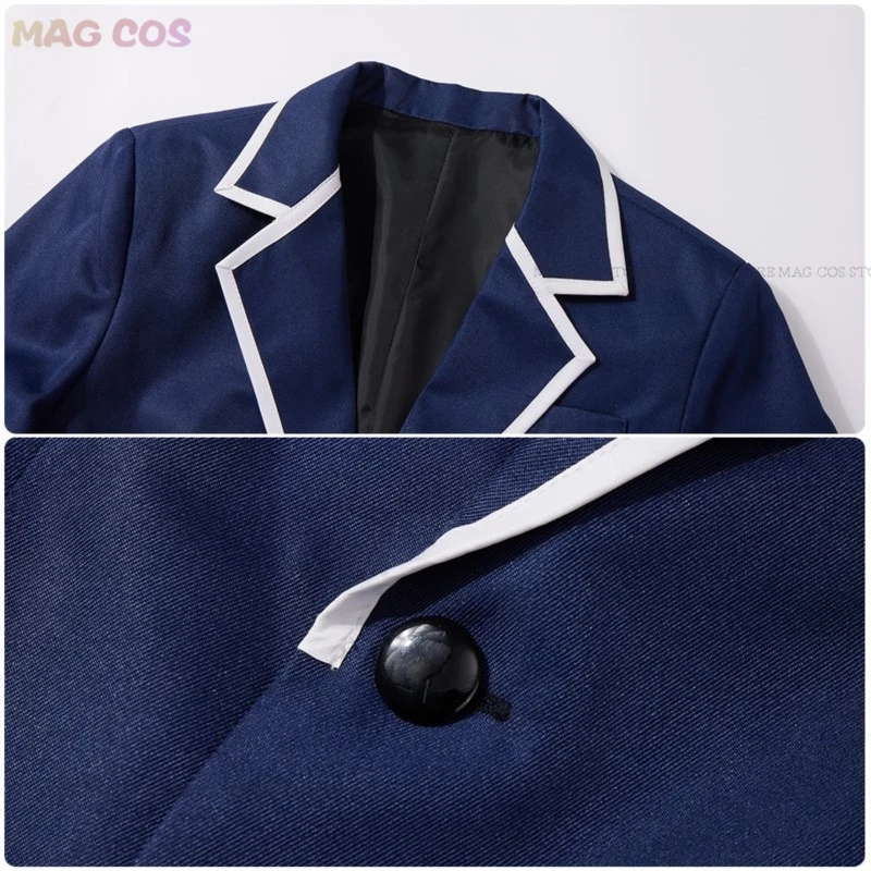 Anime Sasaki and Miyano Yoshikazu Cosplay Costume Sasaki Shuumei Wig Dark Blue School Uniform Sasaki Shuumei Men Halloween Party