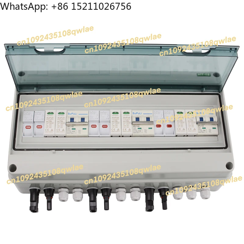 

Combiner Box 3 String 3 in 3 Out 15A 25A 32A 600V Pv Array DC Combiner Box for Solar Panel Power System