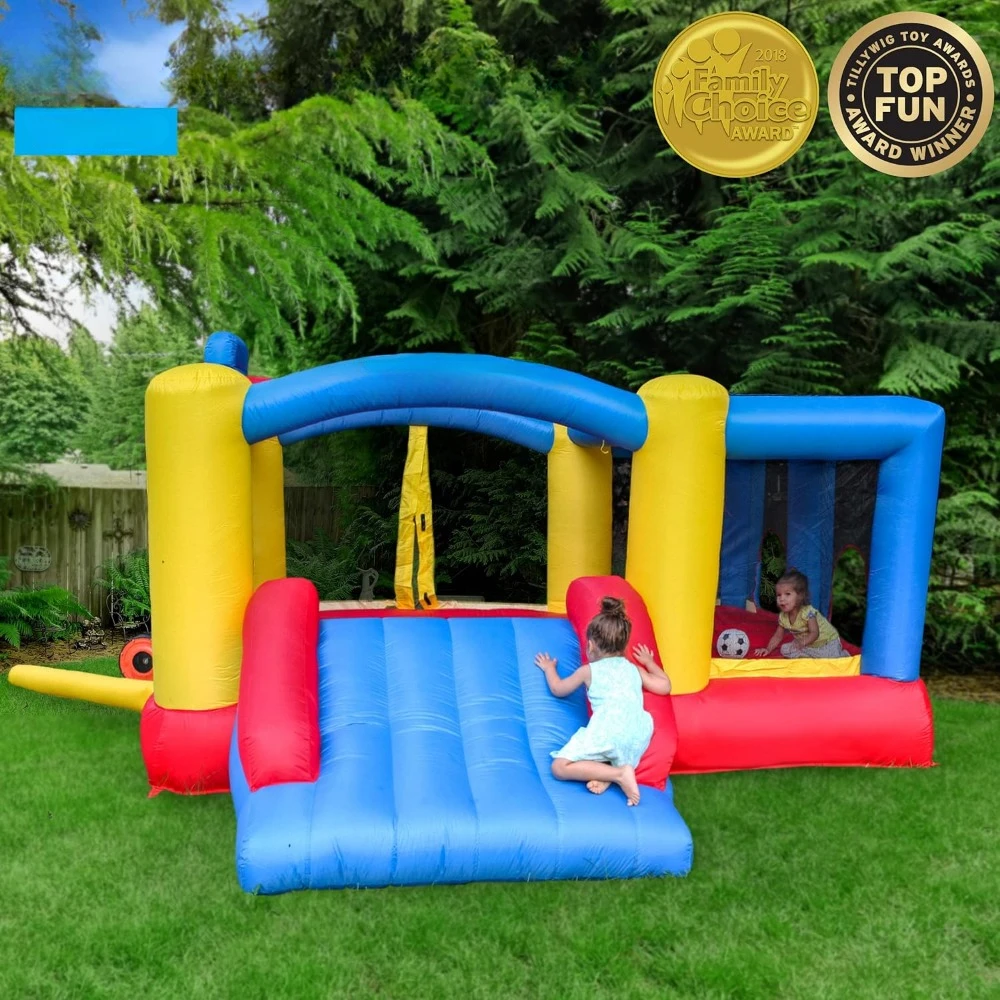 [Upgrade Version]  KC102 12x10 Foot Inflatable Bouncer Jumping Bouncing House,  580W ETL Certified Blower