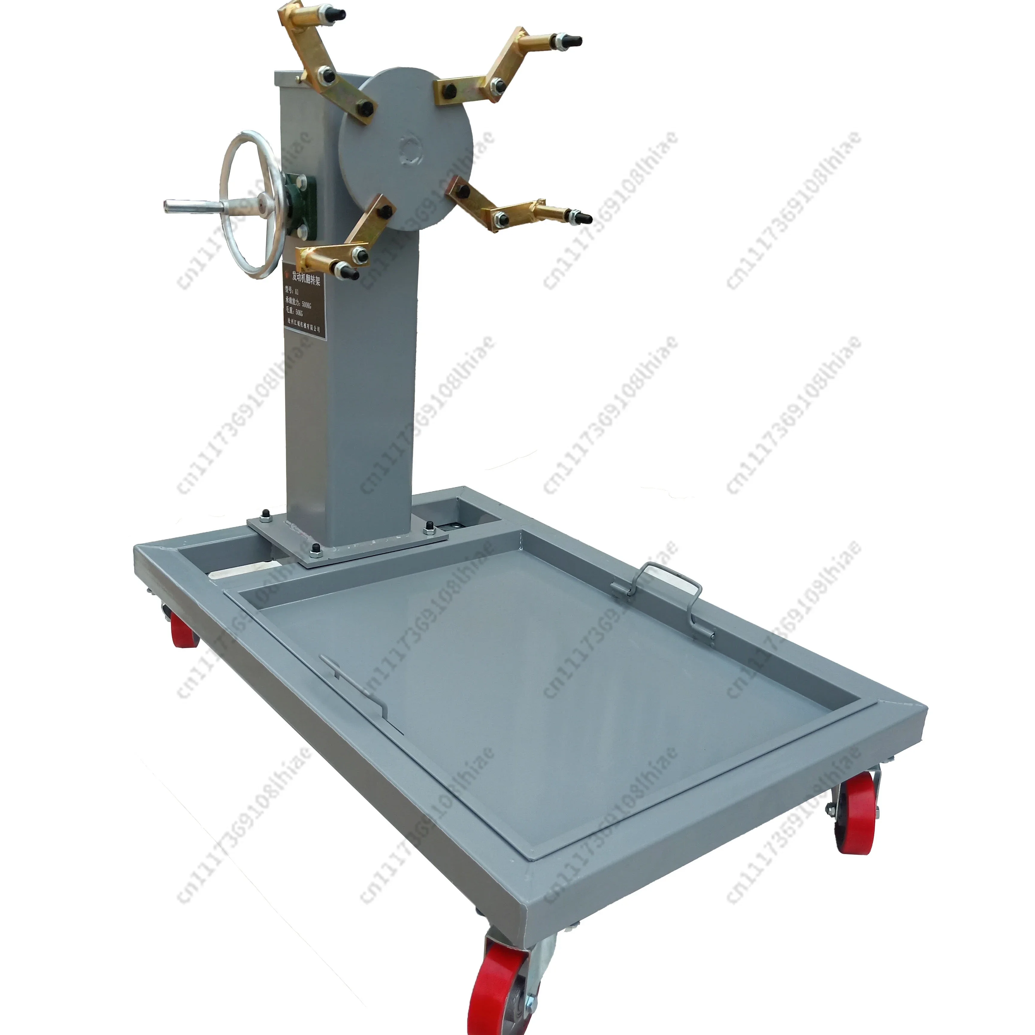 Heavy Duty Auto Engine Stand With Rotating Grab Tray Car Maintenance Turning Service Rack Vehicle Repair Tools