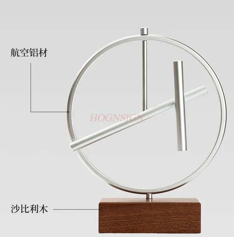 Solid wood perpetual motion instrument chaotic ornament, male friend leader, customer birthday high-end business gift