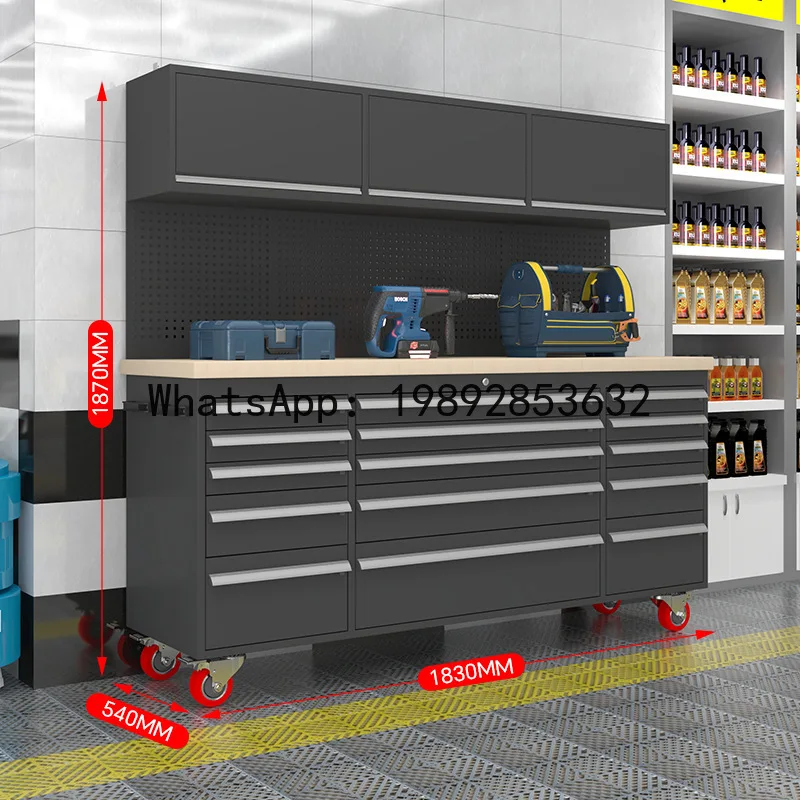 YFY Multifunctional Heavy-Duty Tool Cabinet Auto Repair Shop Combination Multi-Tool Cart Workshop with Wheels