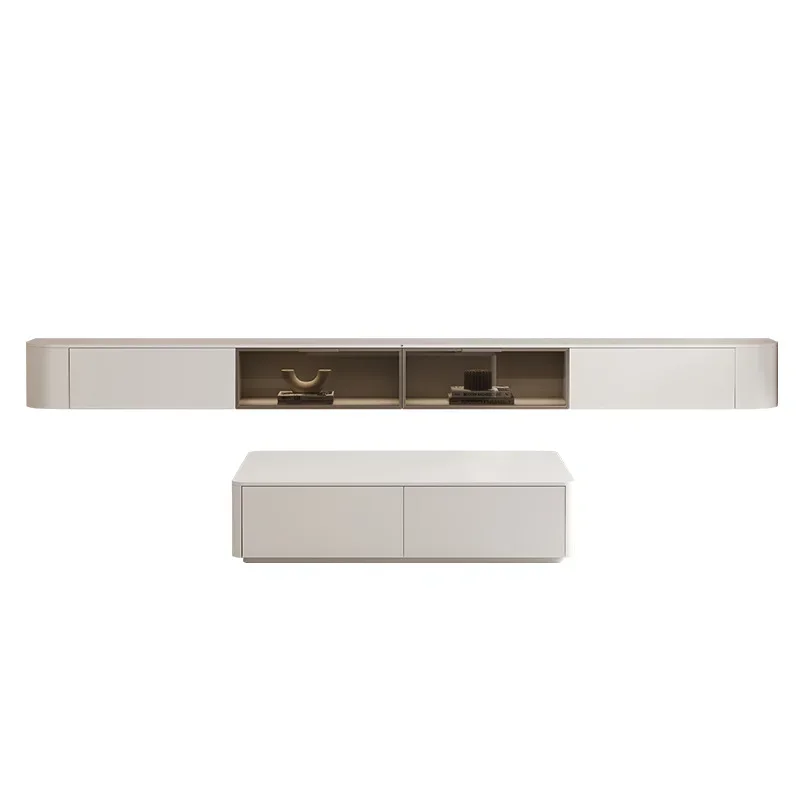 

Luxury Light Tv Stand Simple Wall Drawer Exhibition Display Tv Cabinet Salon White Partitions Muebles Para Hogar Furnishings