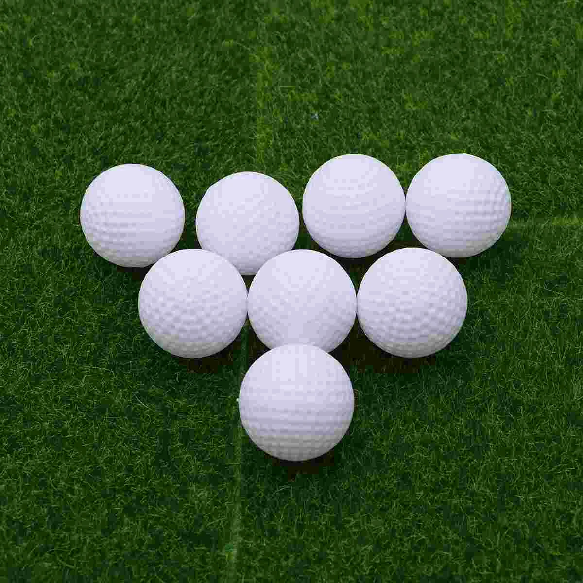 8pcs Plastic Golf Balls for Kids Indoor Practice Lightweight Portable Safe Home Accessories Golf Supplies