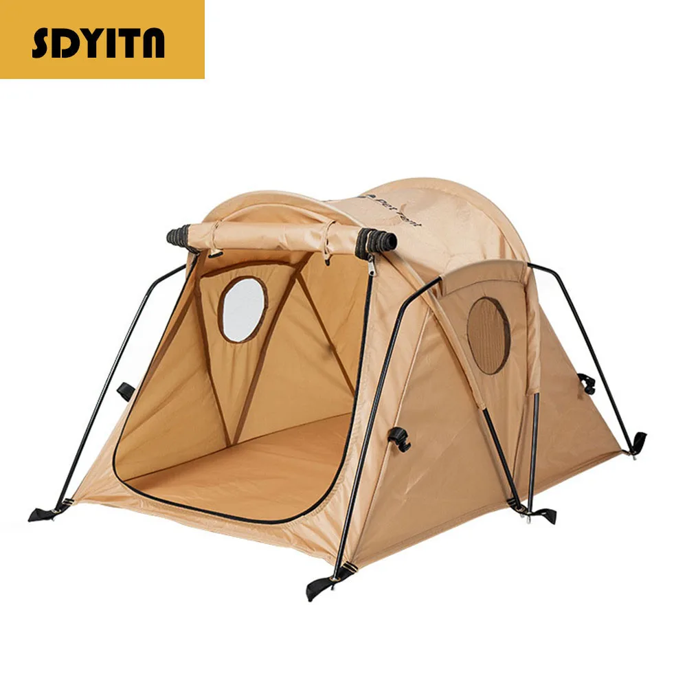 

Portable Pet Tent for Indoor/Outdoor Use, Foldable and Warm Cat/Dog Bed, Ideal for Medium to Large Dogs, Carrying Bag Included