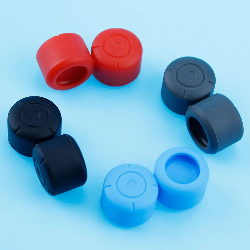 Anti-Slip Silicone Lever Cap para NS Joy-con Controller, Alça de Alavanco, Peças de Proteção, 2 pcs