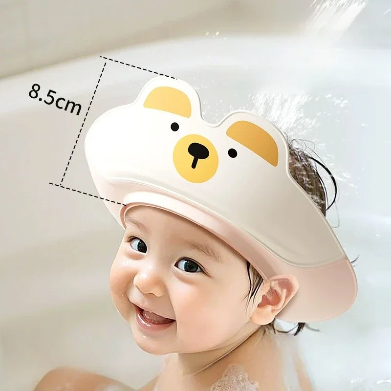 

1pc Baby Shampoo Shield Bath Head Cover Baby Shower Cap Adjustable Hair Wash Hat for Newborn Infant Ear Protection