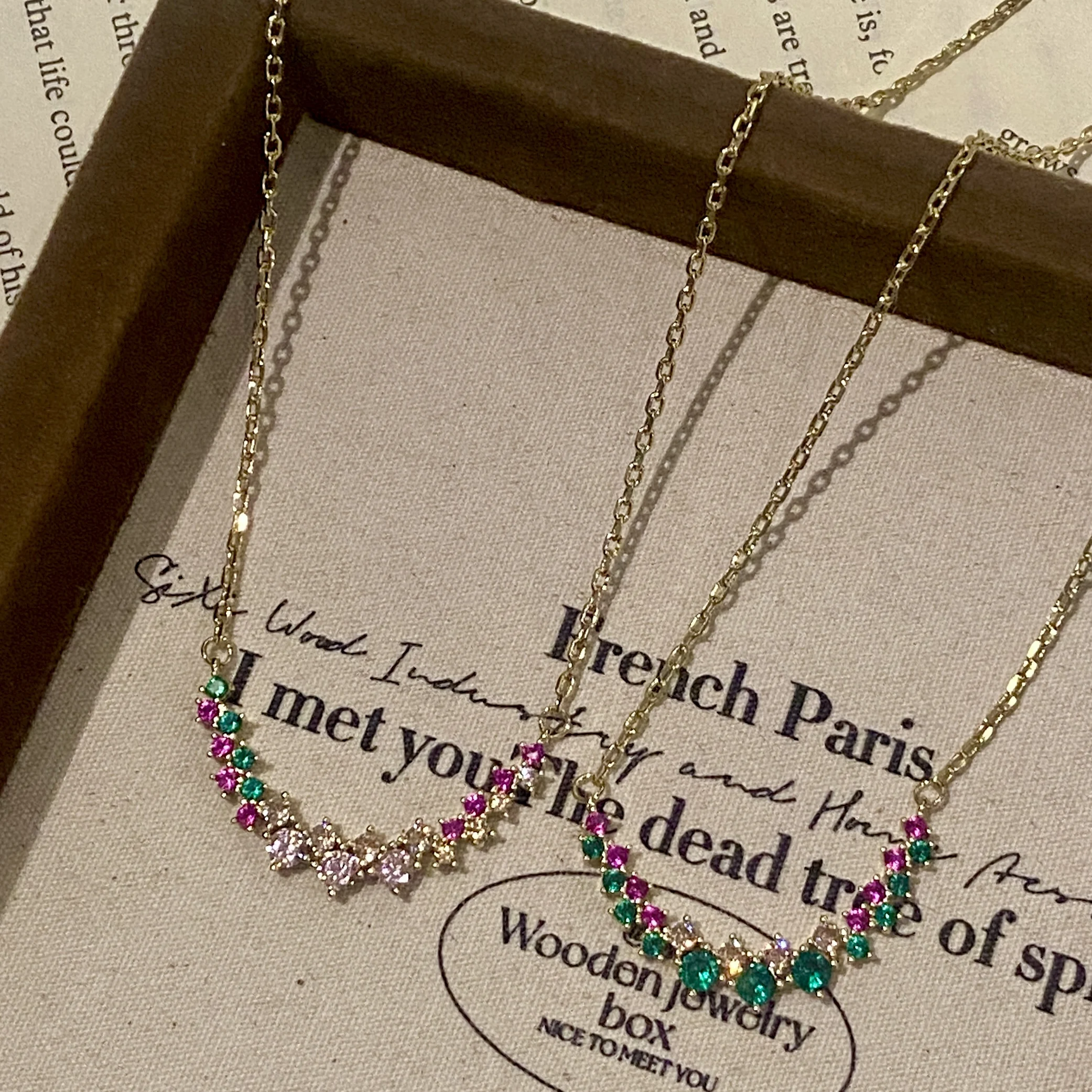 

Minimalist Light Luxurious Moissanite Necklace For Women Anniversary Gifts S925 Sterling Sliver Fine Jewely