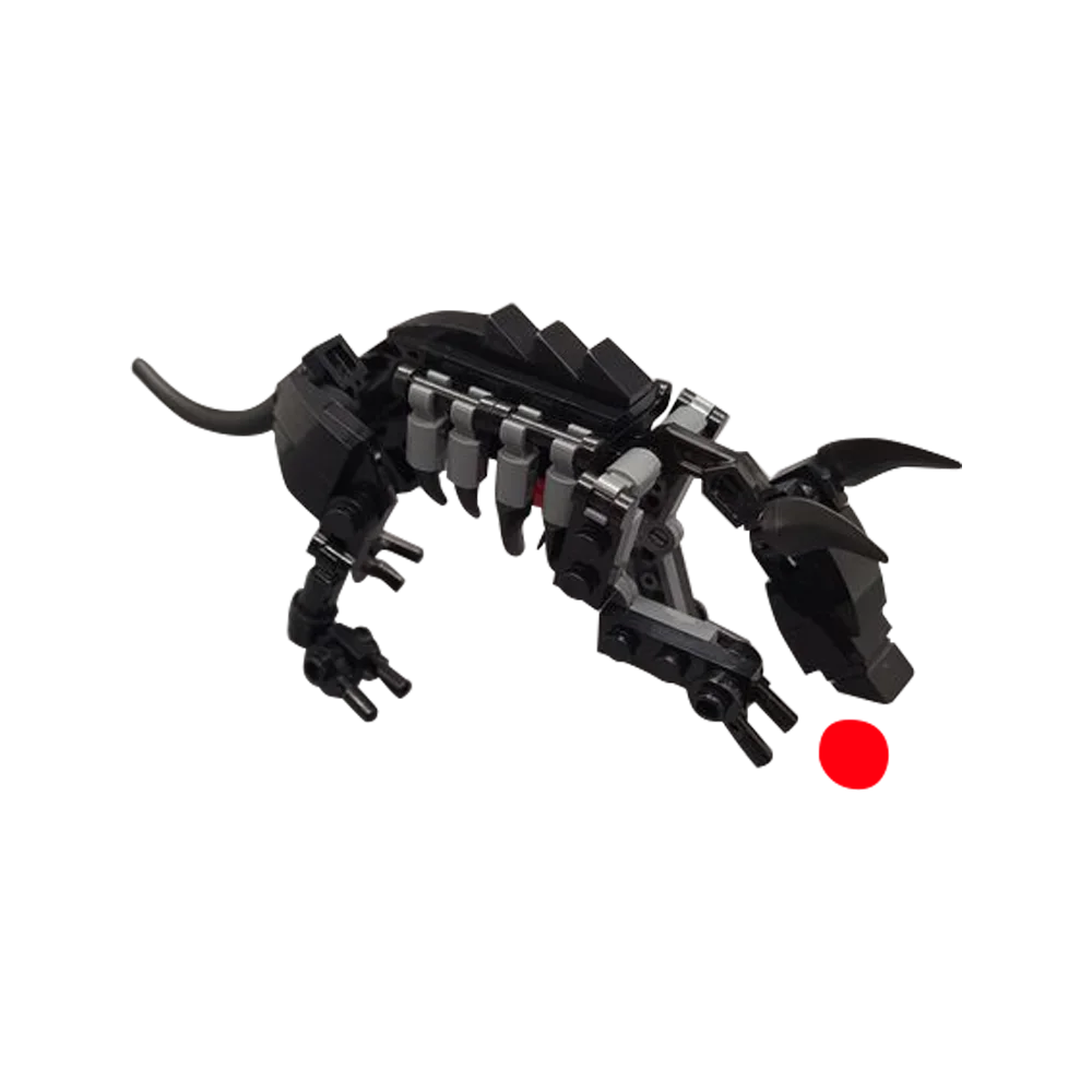Gobricks moc criatura mitológica o hellhound bloco de construção antigo grego mitológico cães diy tijolo brinquedos presente aniversário do miúdo