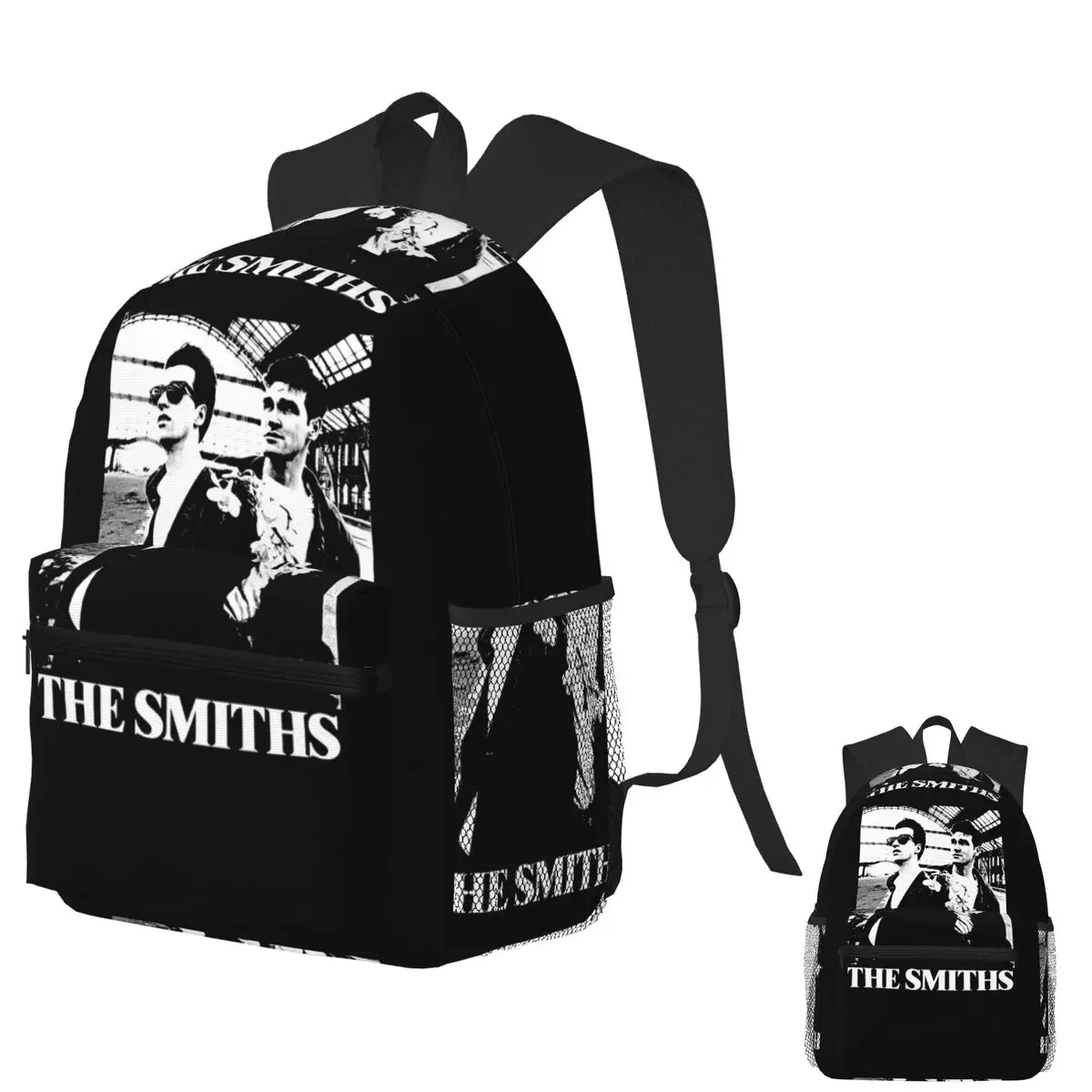 

Sad Boys And Quiet Streets Retro British Vibes Student Backpack School Bag Hiking Travel Daypack Fashion Bookbag Shoulder Bags