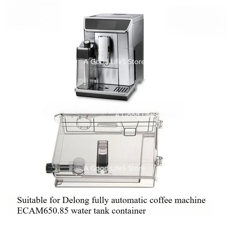 

Подходит для аксессуаров для автоматической кофемашины DeLonghi ECAM650.85, резервуар для воды для кофемашины, коробка для молока, аксессуары для коробки для шлака