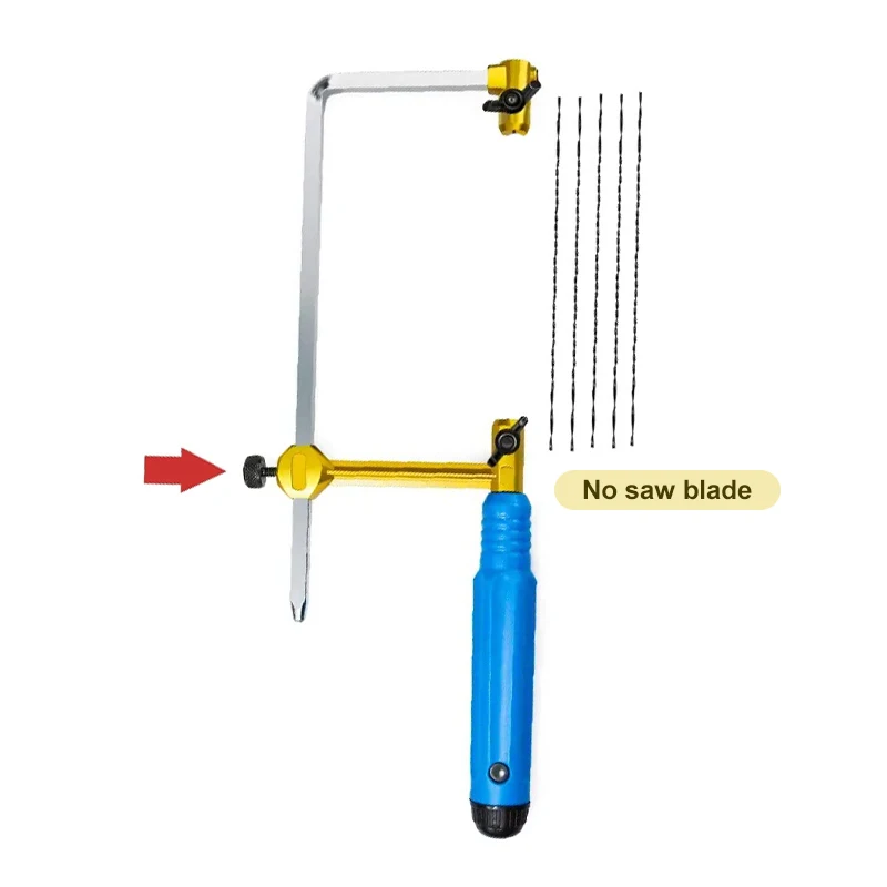CMCP قابل للتعديل المنشار القوس U نوع المنشار القوس أداة القطع لمقبض خشبي من المجوهرات إطار المنشار أدوات يدوية إطار منشار المجوهرات