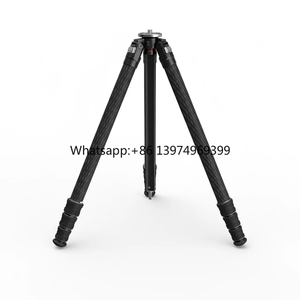 Photography Using Lighting - ขาตั้งกล้องคาร์บอนไฟเบอร์แบบมืออาชีพสำหรับงานหนัก พร้อมไฟวงแหวน LED สำหรับการถ่ายภาพ ถ่ายทอดสด และการใช้งานทางยุทธวิธี