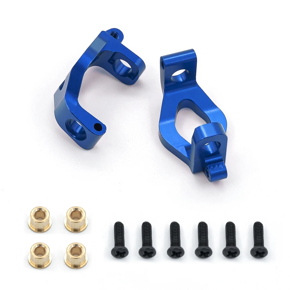 Metal Upgrade Parts Kit Swing Arm Steering Cup for Haiboxing HBX 18856 18857 18858 18859 18859A 18859E 1/18 RC Car,Blue