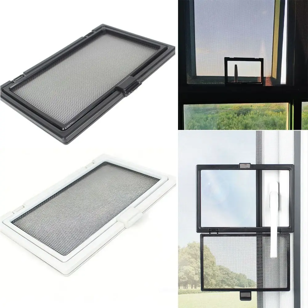 External Opening DIY Window Screen Invisible Removable Small Windows Anti-Mosquito Anti-Fly Insect Screen Net Bedroom