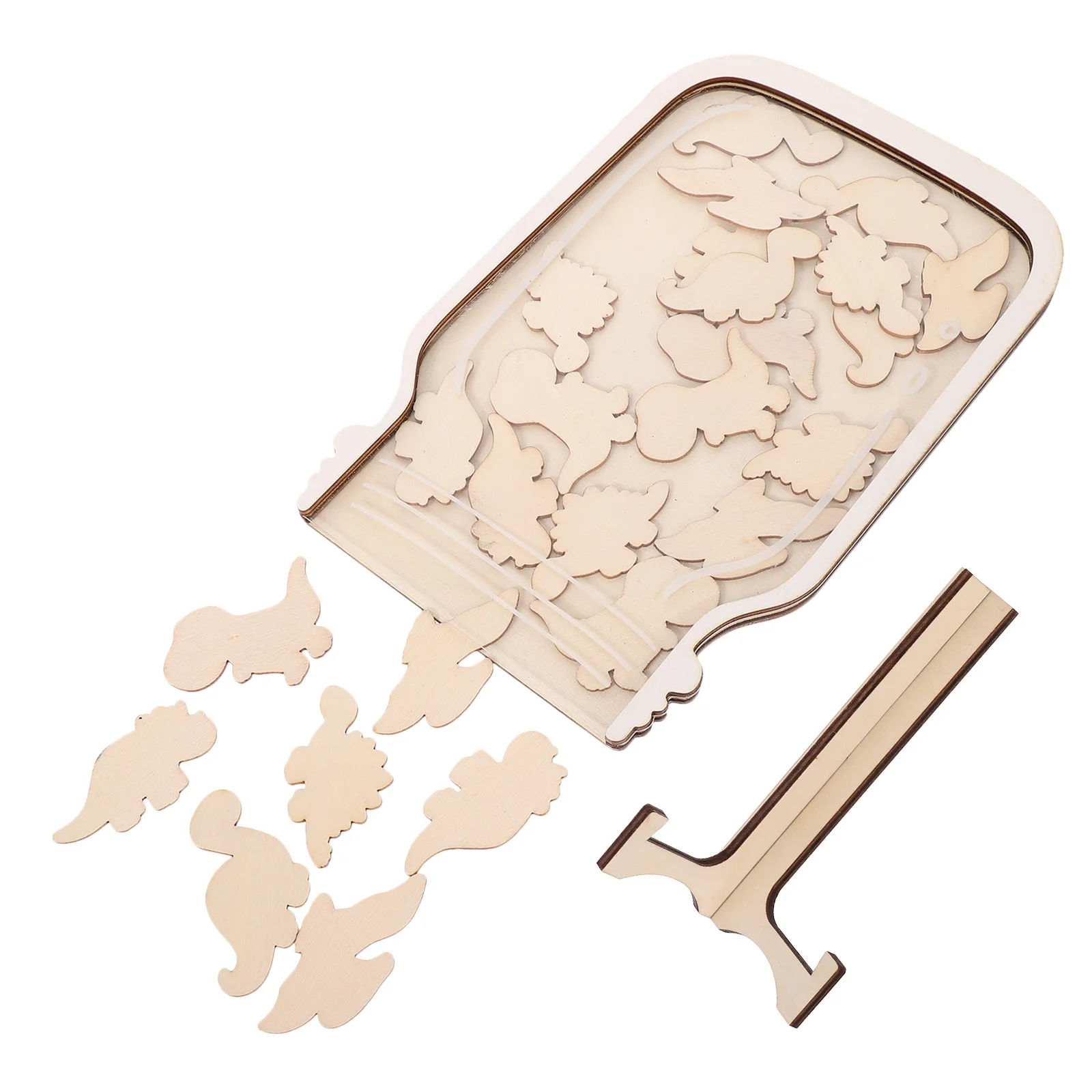 

1Set Dinosaur Reward Jars for Kids Wooden Points Reward Chart Behavior Jar for Toddlers Classroom Positive Motivation System