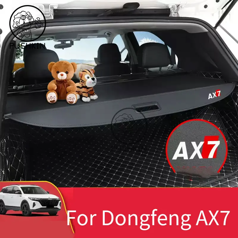 

For Dongfeng AX7 2023 2024 Car Cargo Cover Retractable Luggage Rack Waterproof Privacy Protector Accessories