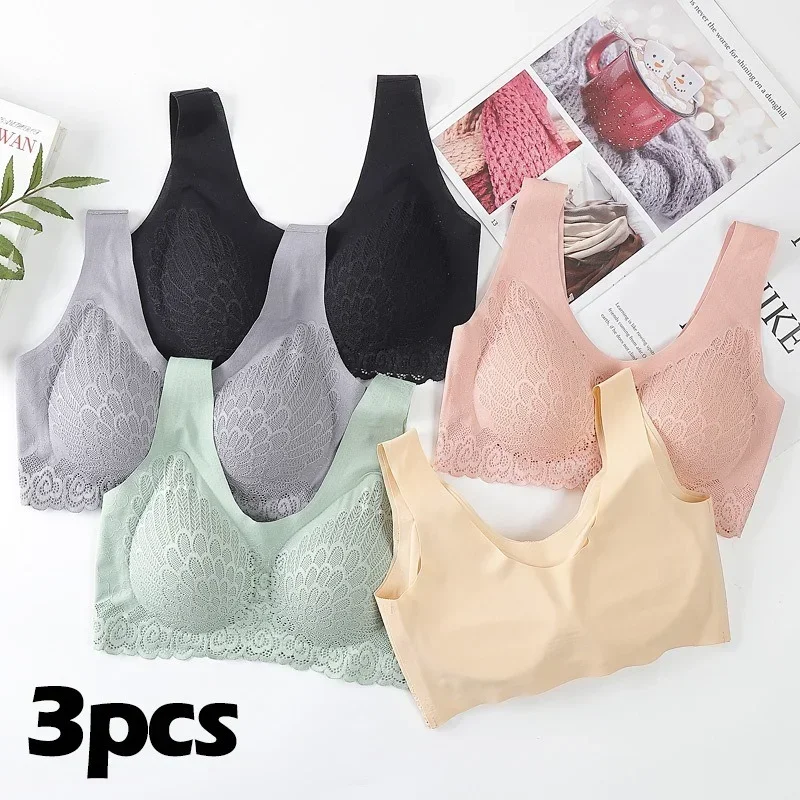 1pcs Women Push Up Bra  Seamless Bras for Women Underwear BH Plus Size Bralette with Pad Vest Top Bra белье