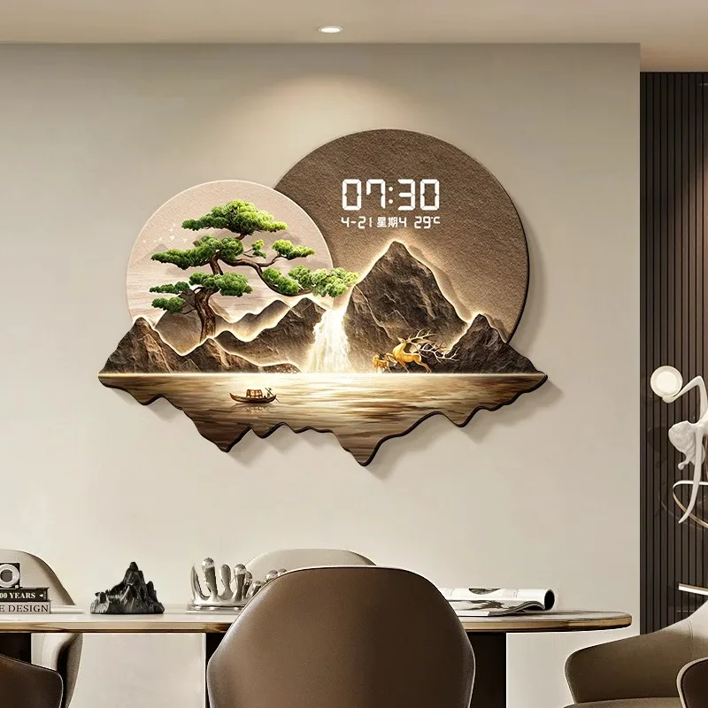 

Luxury Digital Wall Watch Modern Aesthetic Design Creative Minimalist Clock Wall Nordic Big Size Reloj De Pared Home Decoration