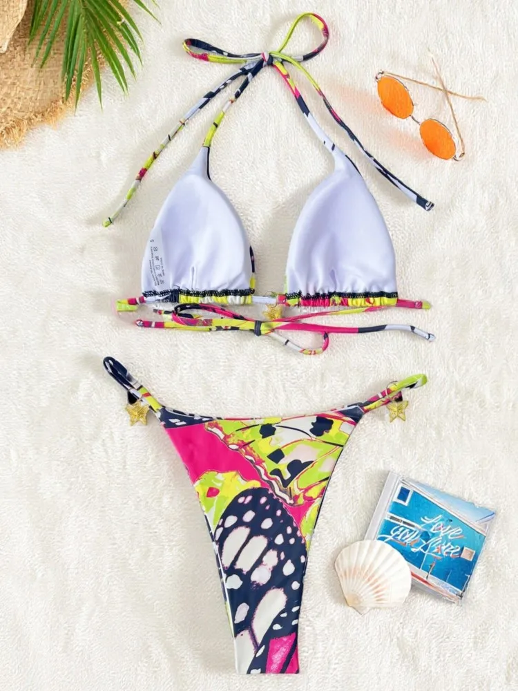 Mulher de banho maiô sexy conjuntos biquíni novo push up biquinis conjunto brasileiro maiô feminino beachwear biquini ternos de duas peças