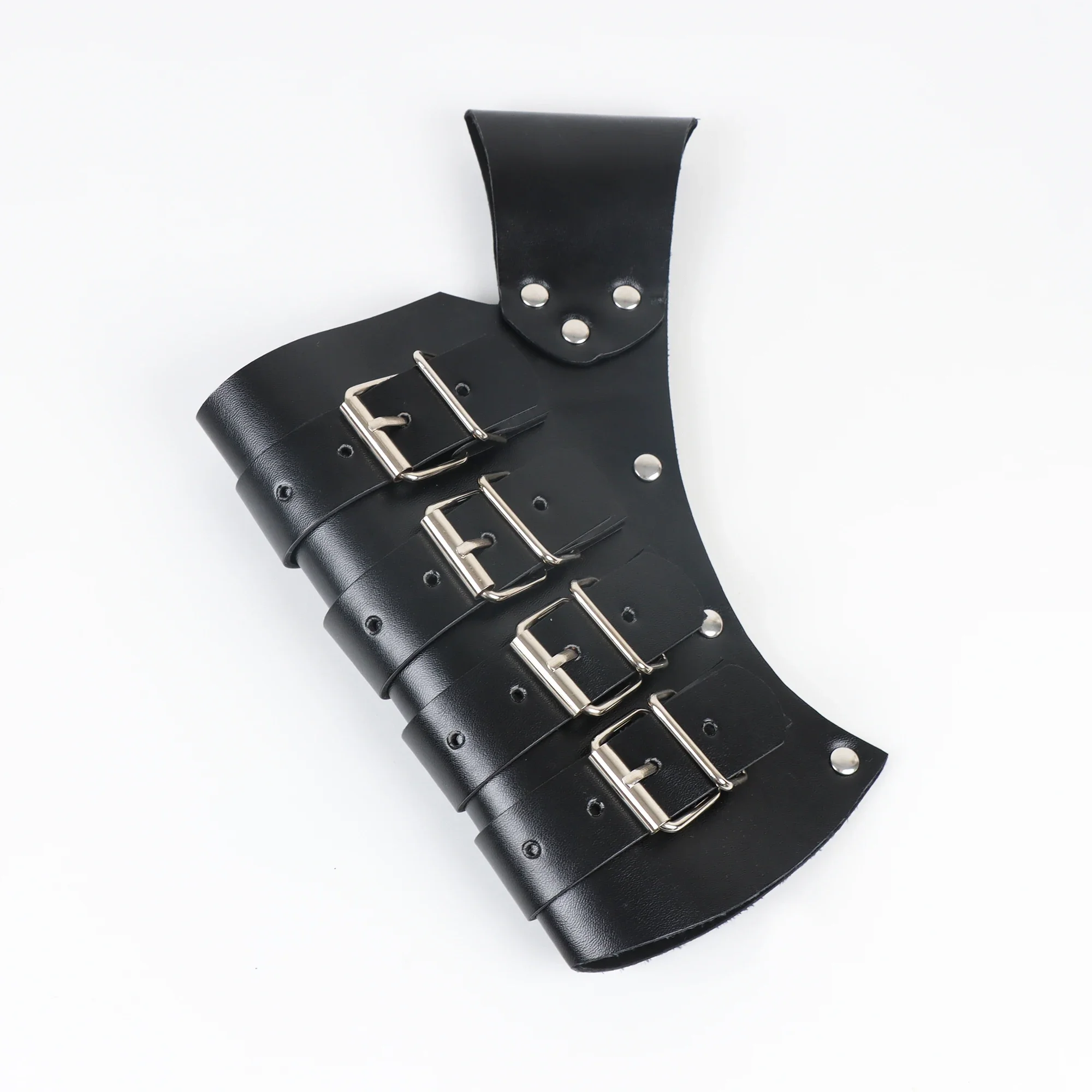 Unisex PU Leather Retro Wide Belt Male Knight Armor Viking Costume Cosplay Anime Accessories