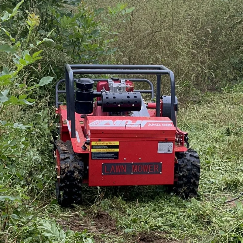 All-terrain Stone-proof Grass-clearing Machine with Smart Remote Controlmultifunctional Orchard and Lawn Mower