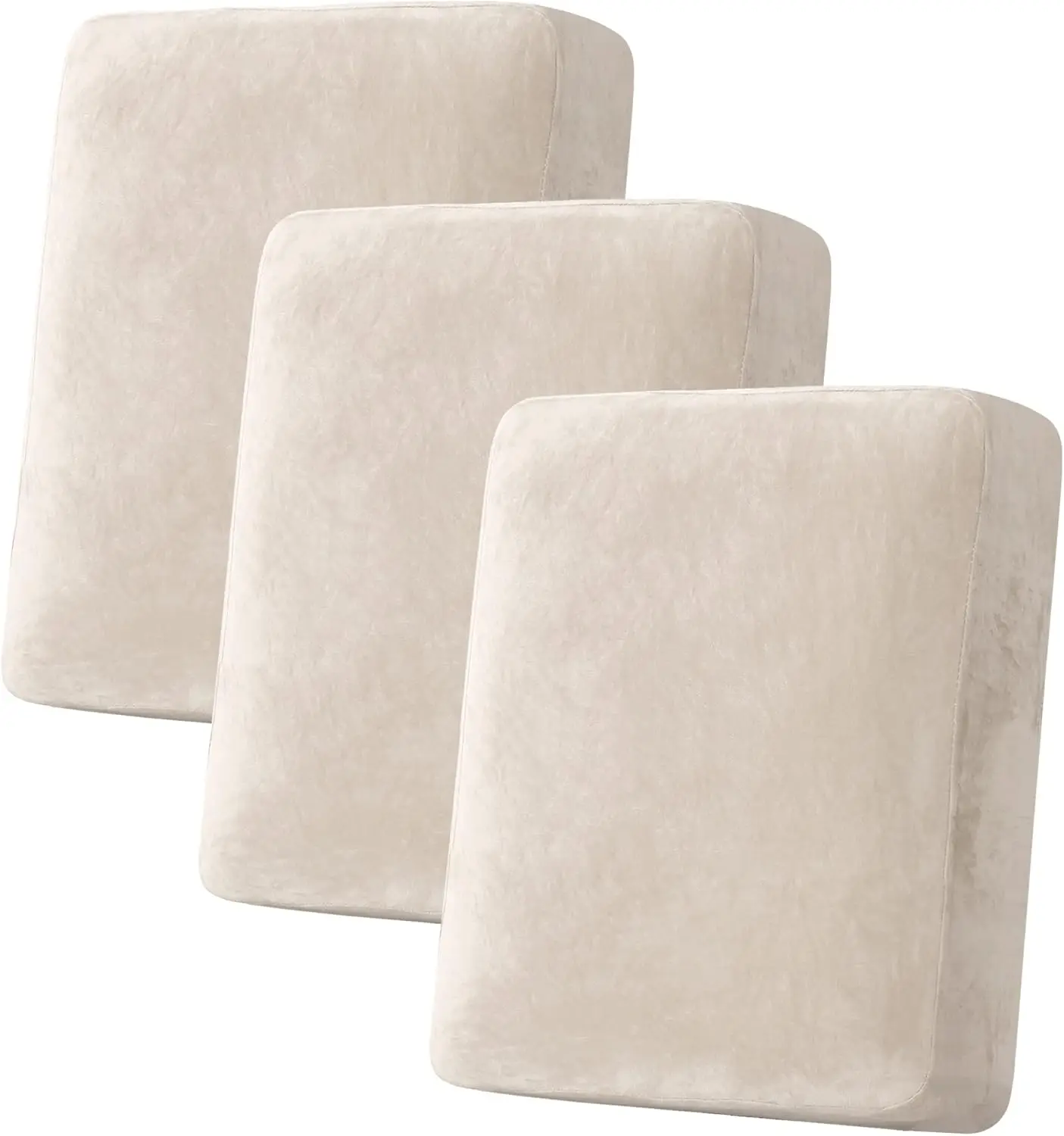 

Velvet Stretch Couch Cushion Cover Plush Cushion Slipcover For Chair Loveseat Sofa Cushion Furniture Protector Seat Cushion
