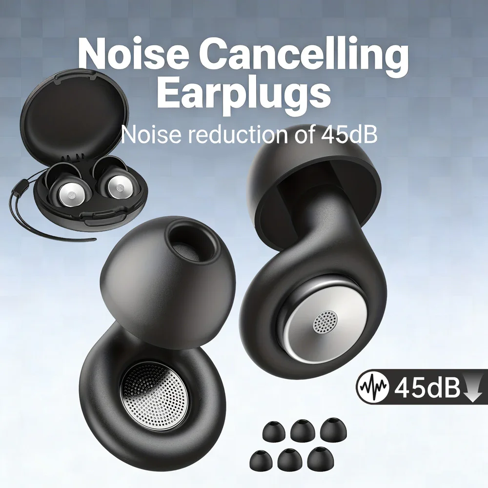 

Беруши для сна с шумоподавлением Беруши для снижения шума Идеально подходят для фокусировки и релаксации/работы, путешествий, самолета