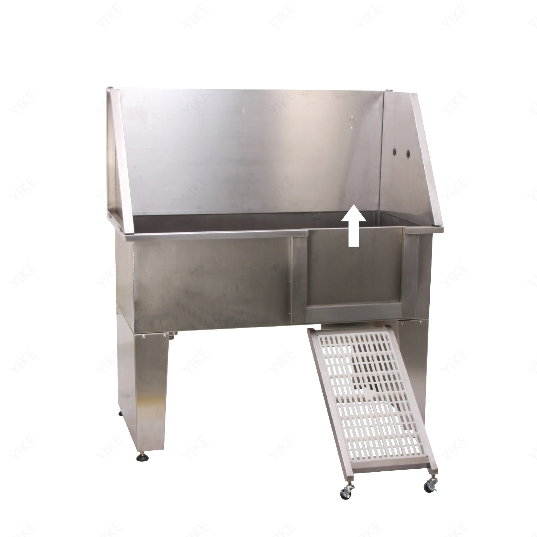 

Stainless Steel Dog Wash Machine Pet Bath tub Pet Use Shower Machine With Ramp Dog Grooming Bathtub
