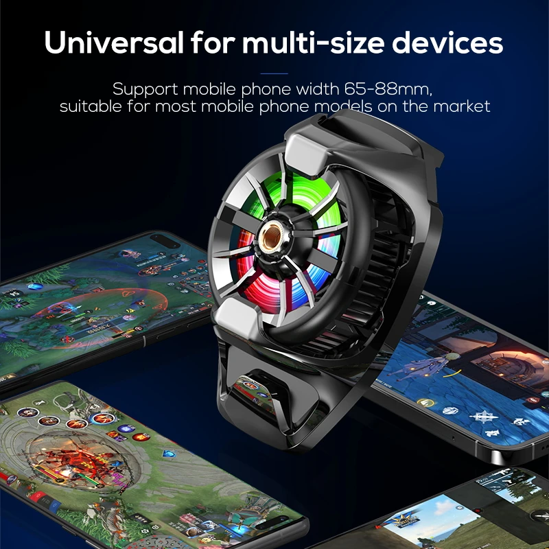 MEMO الهاتف المحمول برودة DL22 مروحة التبريد المبرد آيفون الألعاب الخلفي المشبك نظام التبريد الهواتف الذكية أقراص بالوعة الحرارة باردة