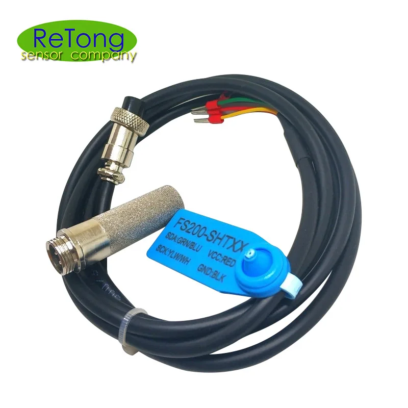 

SHT30 waterproof temperature and humidity sensor probe, indoor and outdoor temperature and environment monitoring sensor