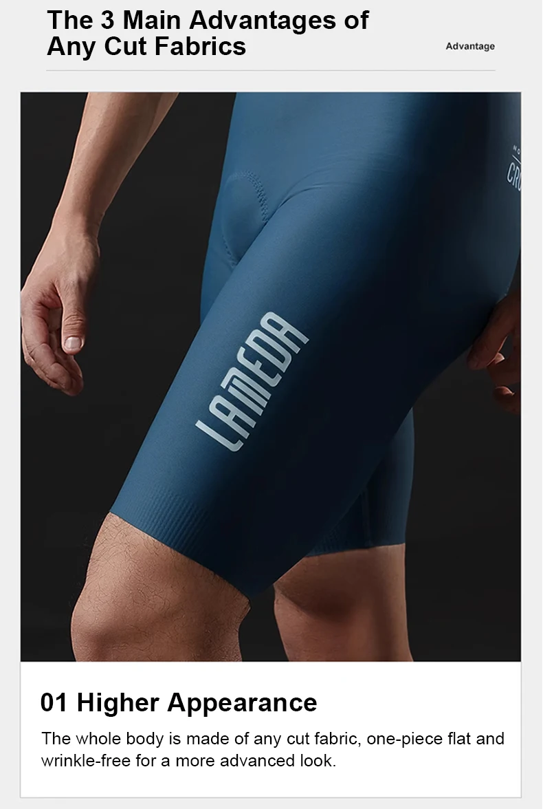 Lameda Sommer Radsport Träger hose Männer Outdoor Wear Bike Ride gepolsterte Reit strumpfhose Fahrrad Herren Fahrrad bekleidung schnell trocknend – Detail 6