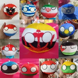 70 Styles 10cm Country Ball Plush Toys Polandball Pendant Country Countryball Stuffed Doll Christmas Gifts for Kids