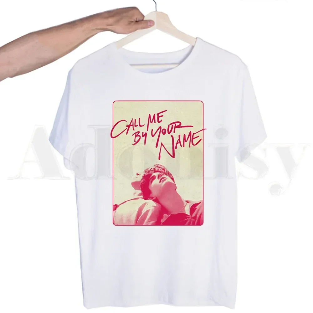 Call Me By Your Name Elio Oliver Aethetic T-shirt for Men Short Sleeve Men Tops T Shirt for Male White T Shirt Women Tees