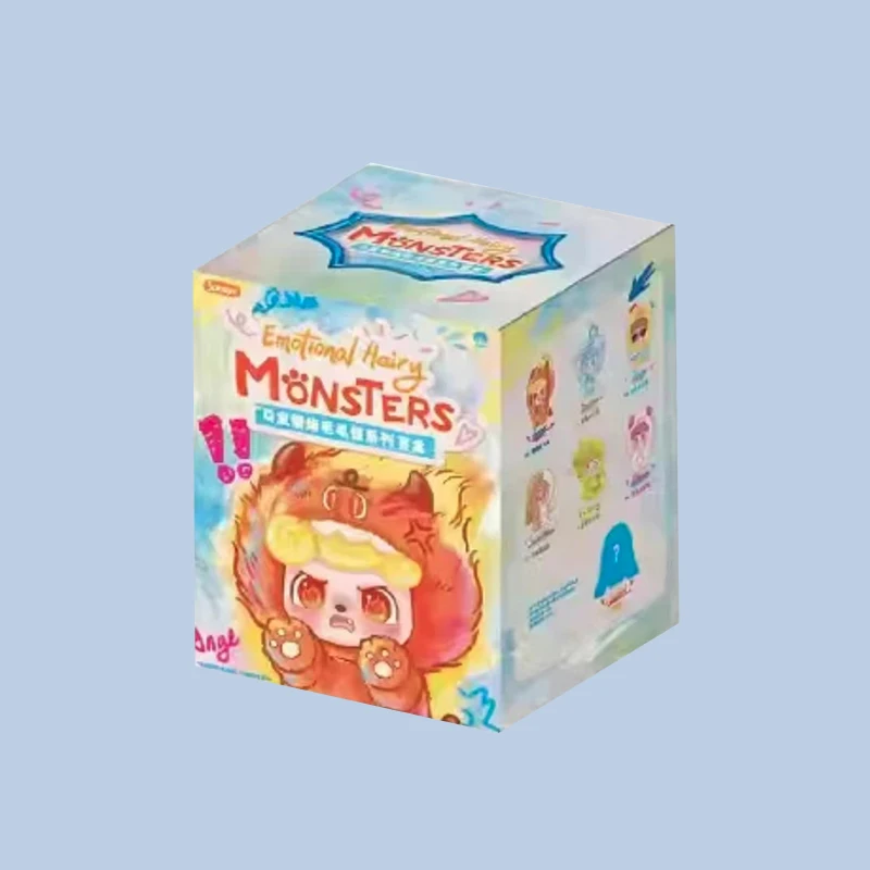 Offizielle Q Baby Emotional Monster Series Plüsch-Blindbox – Rucksack-Anhänger, trendiges Spielzeug, süße Puppe, geheimnisvolle Geschenkdekoration