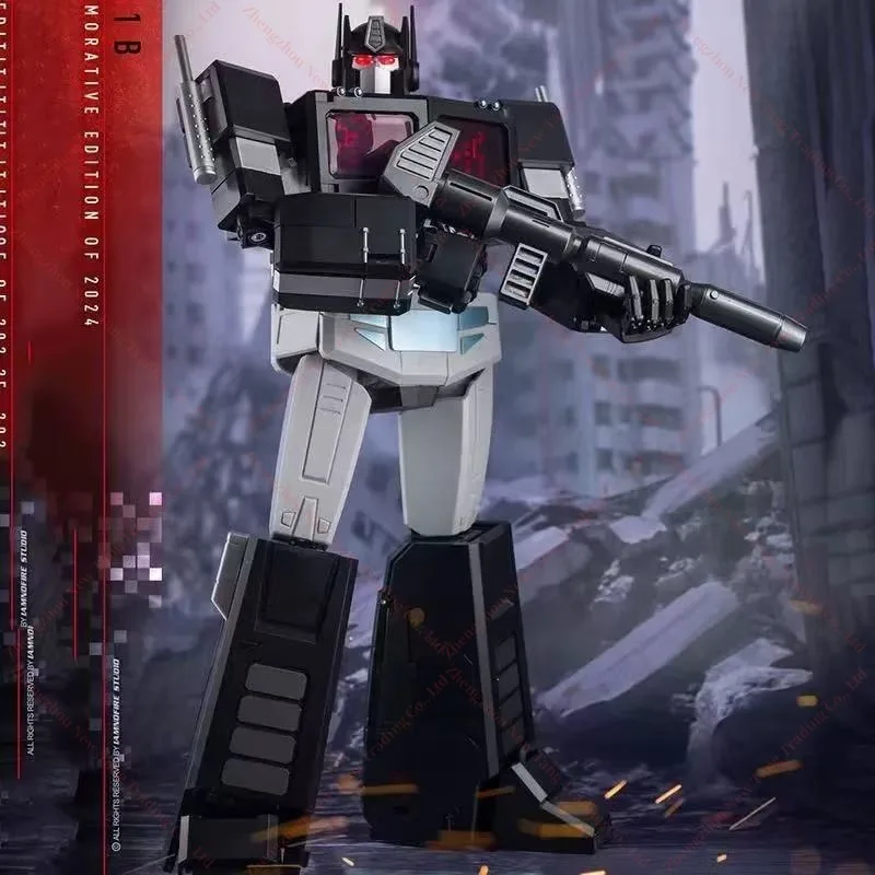 【Op voorraad】 Transformeerd speelgoed PT PT01 PT-01 PT-01B Zwart OP Commander 45 cm Mobiele pop Speelgoed Collectie Geschenken