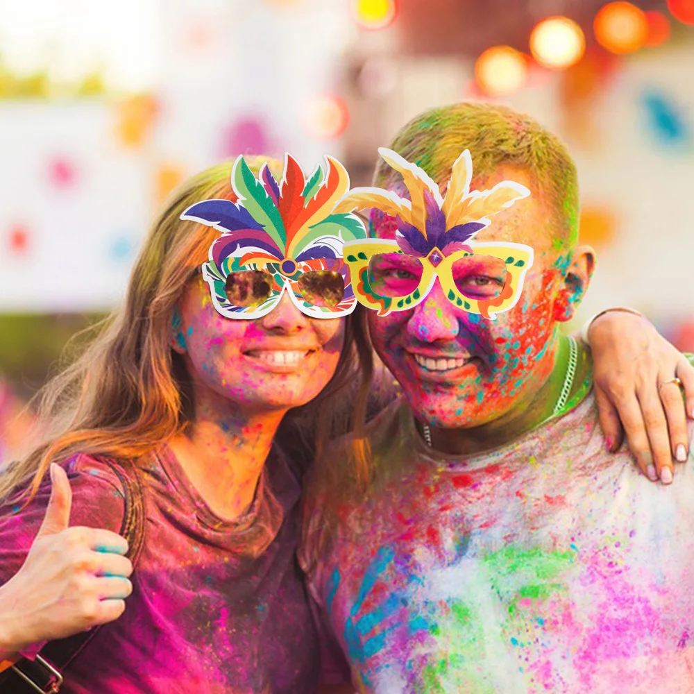 Novo personalizado criativo carnaval óculos foto adereços festa óculos ano novo presentes festa acessórios