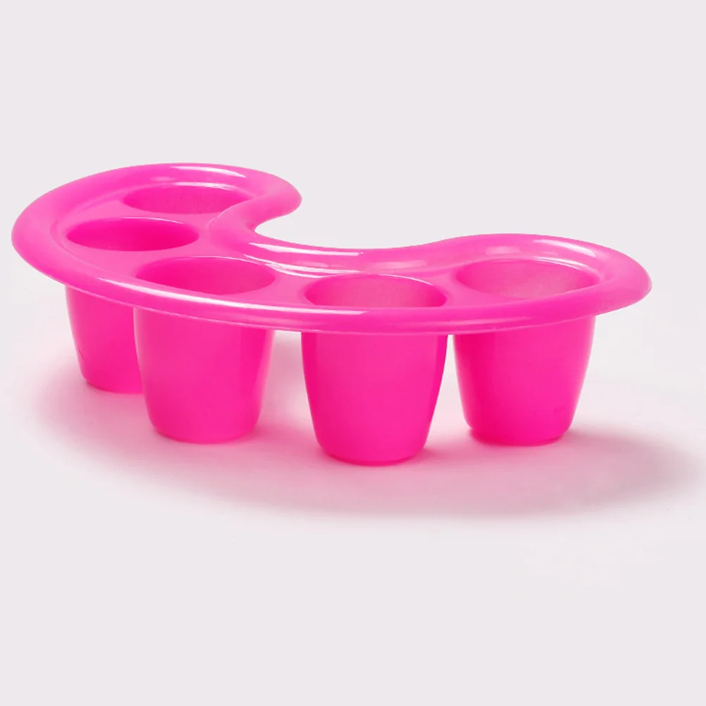 

2Pcs Manicure Soaking Bowl Professional Nail Art Bowl for Finger Soak Polish Removal Sturdy Plastic Manicure Tool Salon Home Use