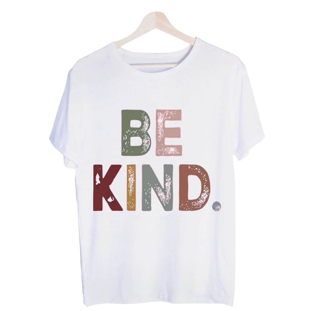 Men's Be Kind Typography Print Graphic Tee, Vintage Style Short Sleeve T-Shirt for Casual Daily Wear